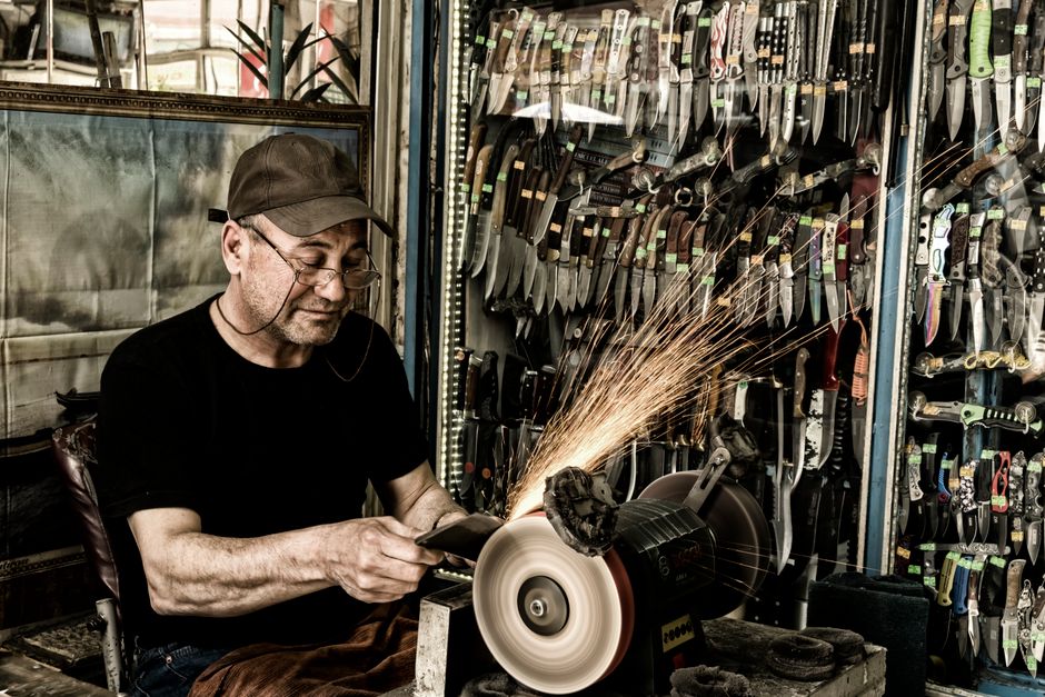 Bazar i warsztaty nożowników