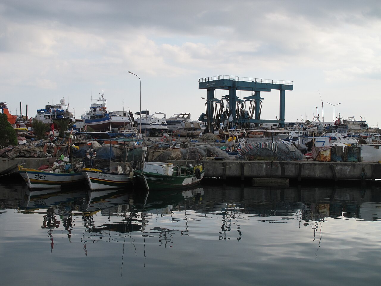 Port rybacki w Kelibii