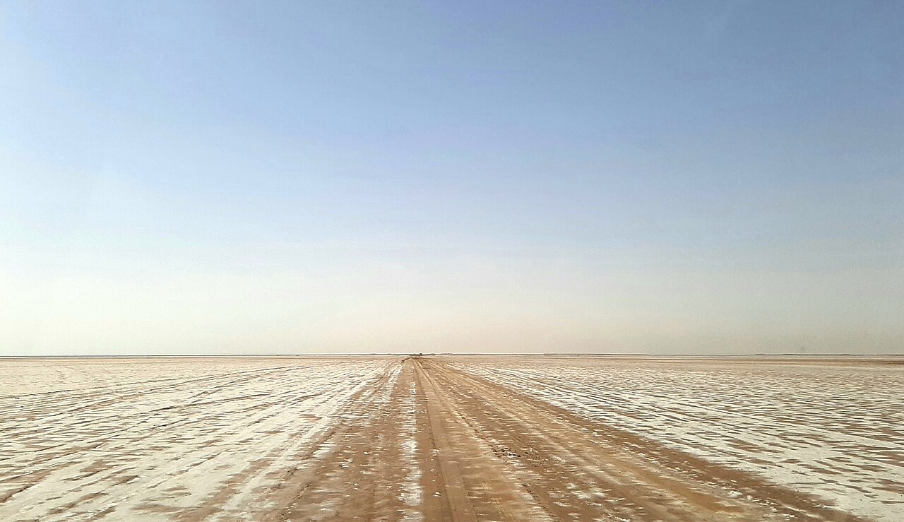 Trasa przez Chott el Jerid