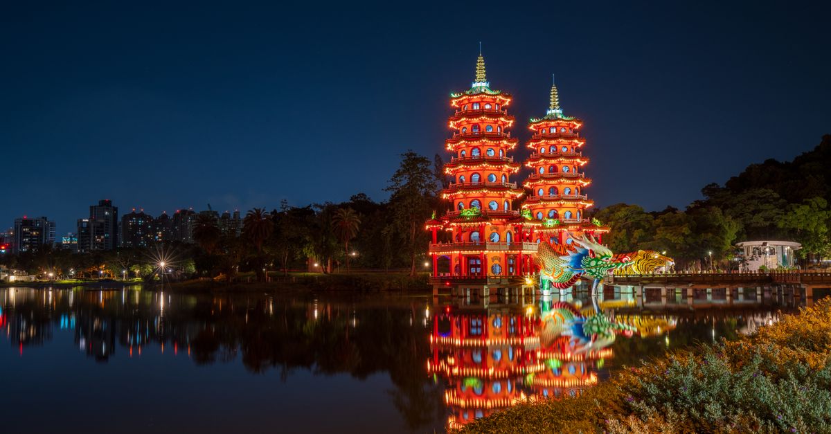 Jezioro Lotosowe w Kaohsiung