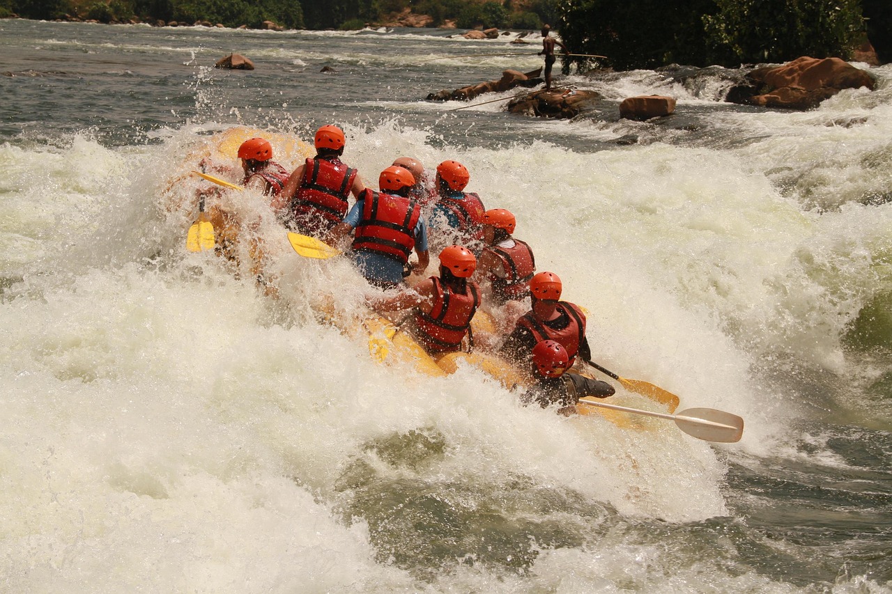 Rafting na Nilu w Jinja