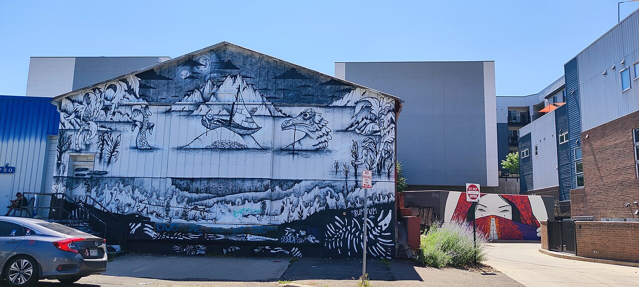 Dzielnica sztuki RiNo i murale