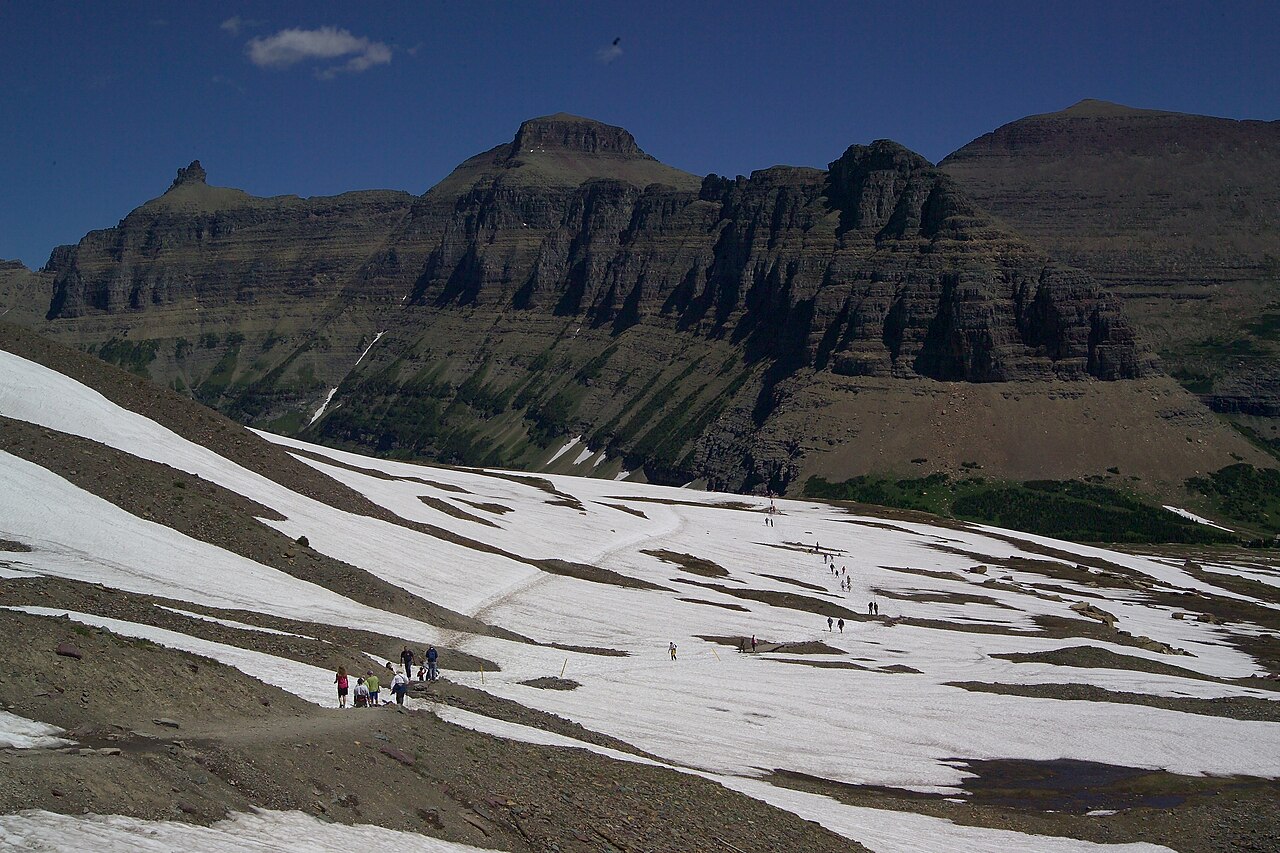 Hidden Lake Overlook z Logan Pass