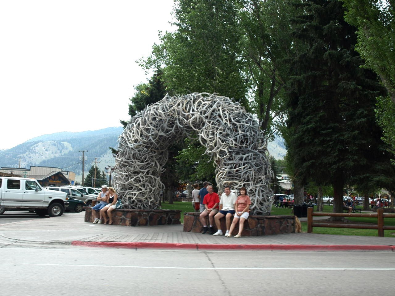Jackson Hole i Town Square