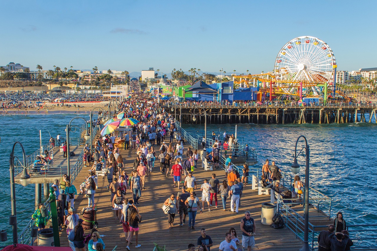Molo Santa Monica i Venice Beach