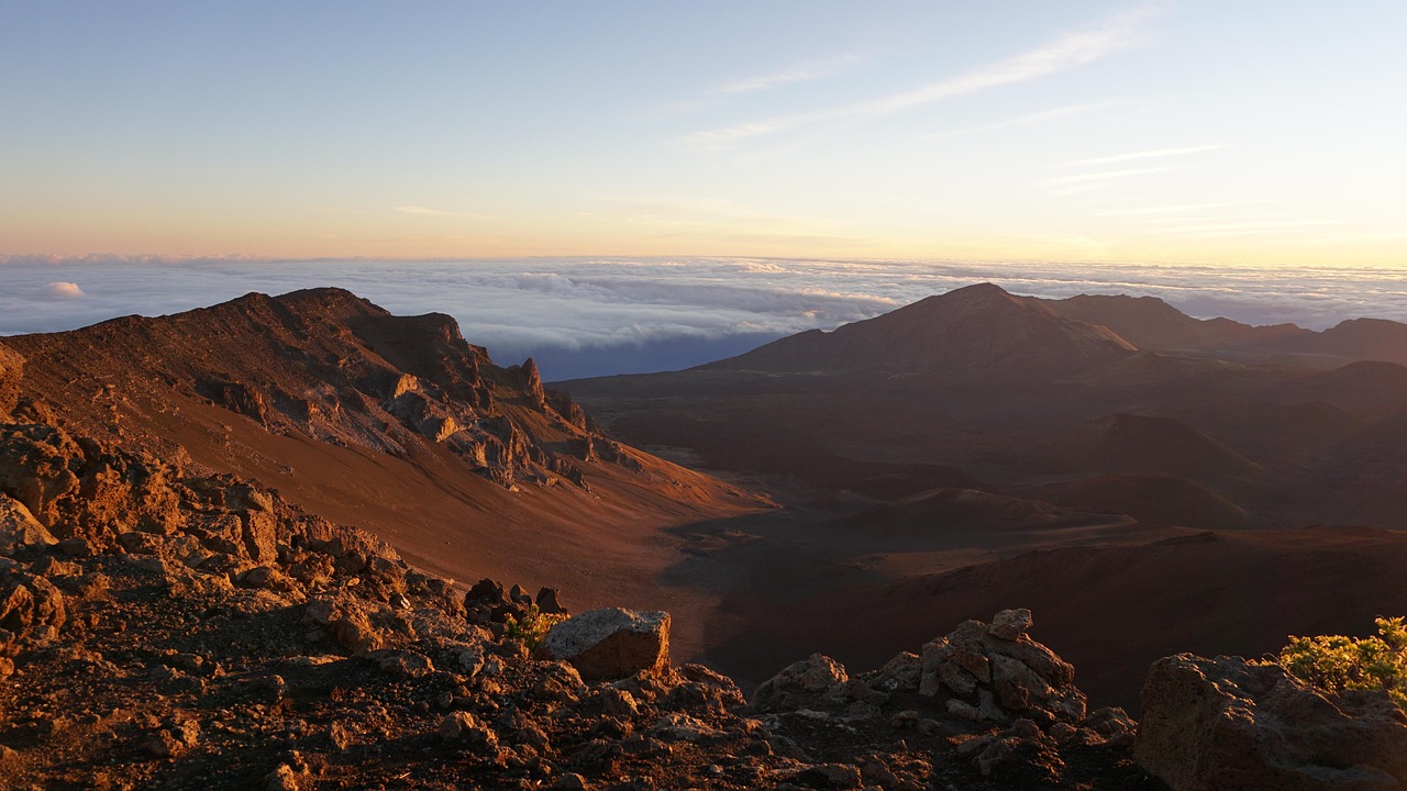 Wschód słońca na Haleakali