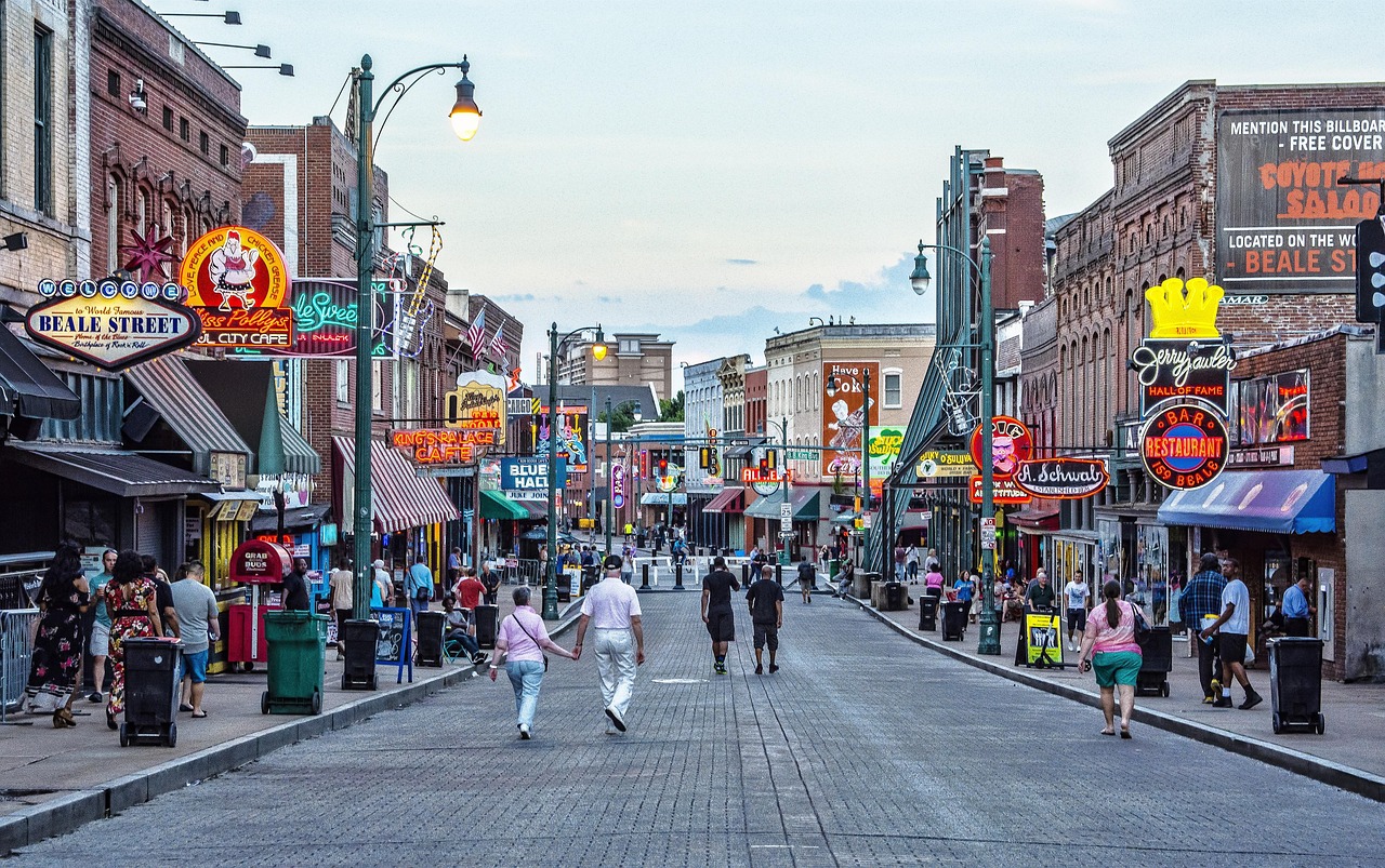 Beale Street i blues na żywo