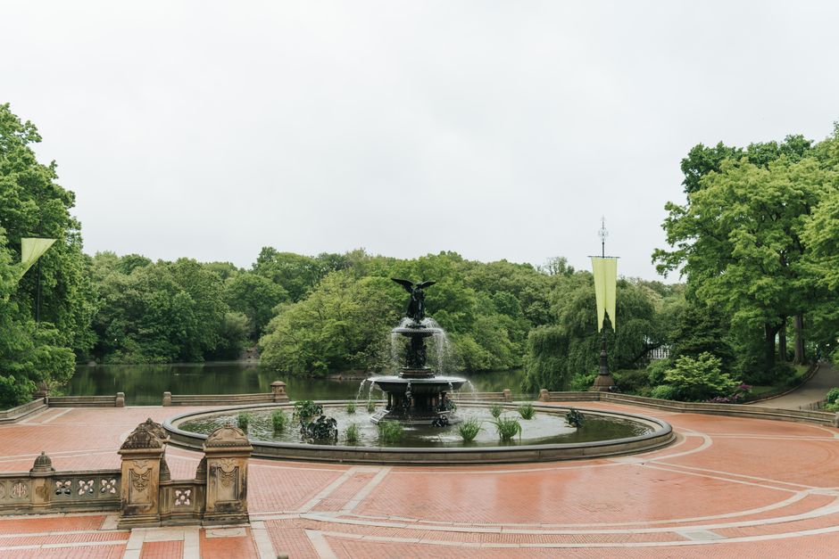 Central Park i taras Bethesda