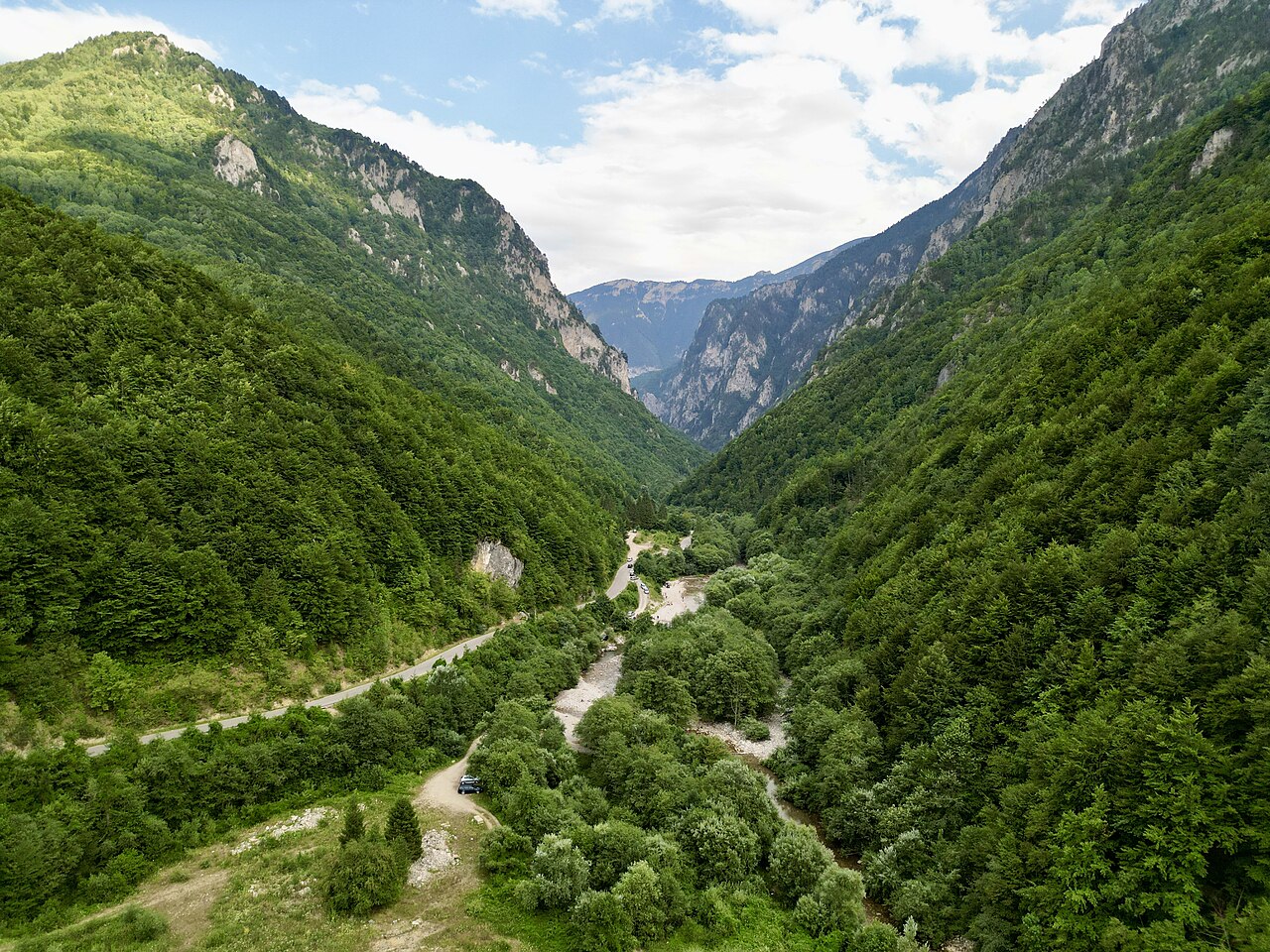 Wejście do kanionu Rugove