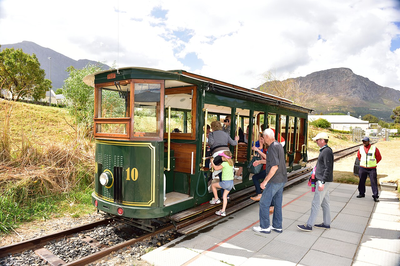 Wine tram Franschhoek
